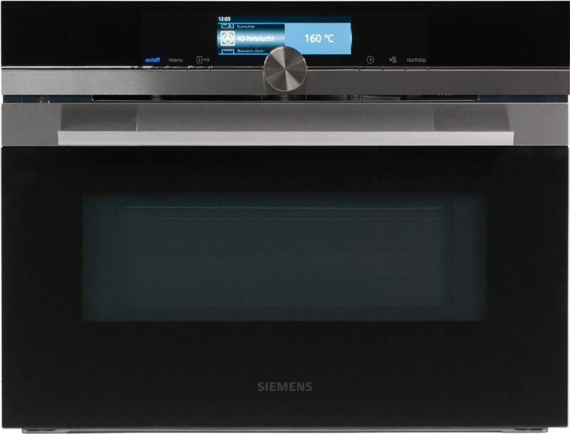 Televisie kijken Bewusteloos rok Siemens iQ700 CM678G4S1 Ovens Roestvrijstalen effect - Magnetronwebshop.nl