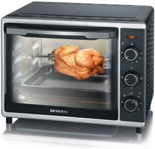 Severin Mini oven TO 2056 Luchtcirculatiefunctie, boven en onderwarmte afzonderlijk of gecombineerd schakelbaar, 120 min. timer online kopen